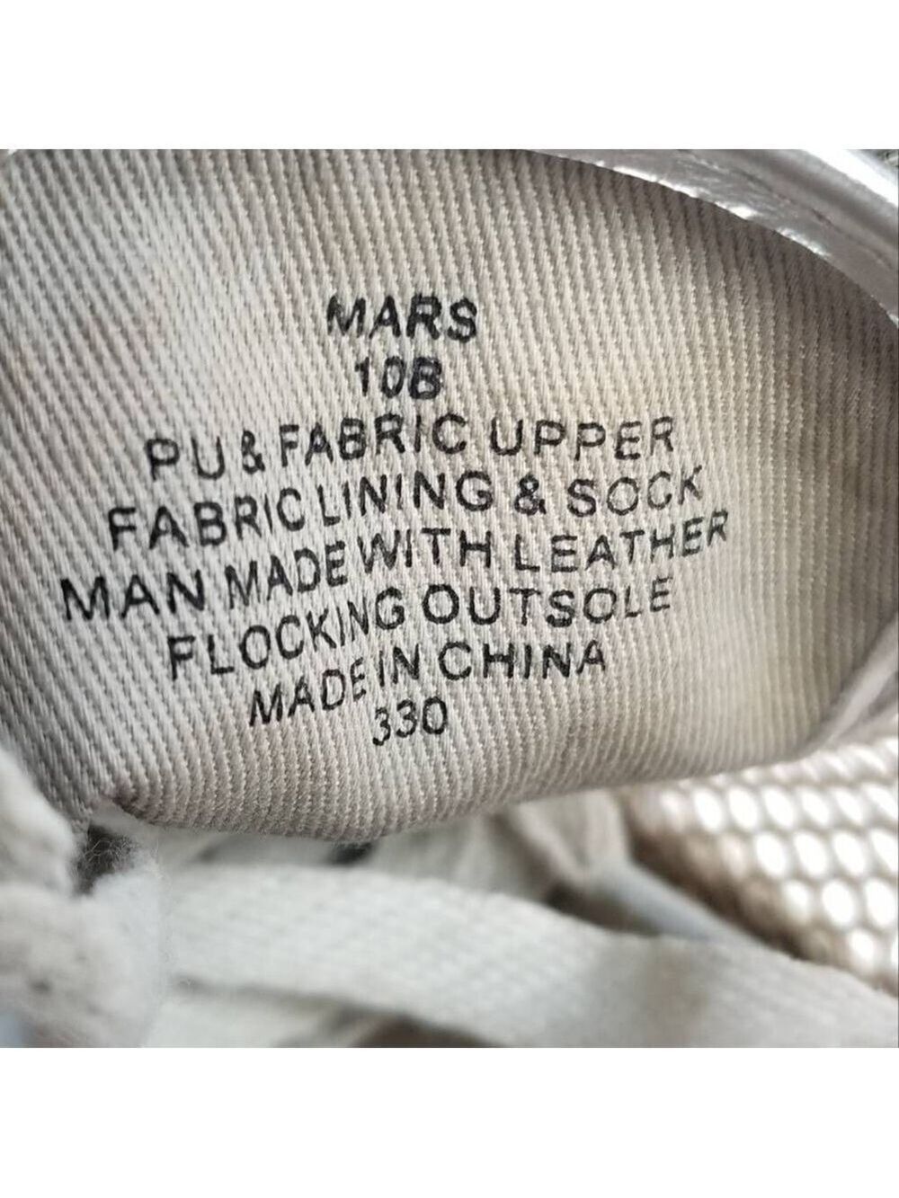 Steve Madden Mars Espadrilles Platform Silver Mesh Sneakers Lace Up Low Top 10B - Picture 11 of 11